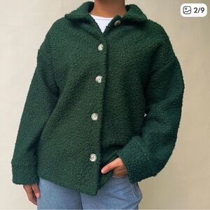 No Less Than LA Boucle Shacket